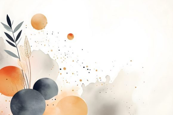 Download Pastel Boho Abstract Border Background - Border background Collection