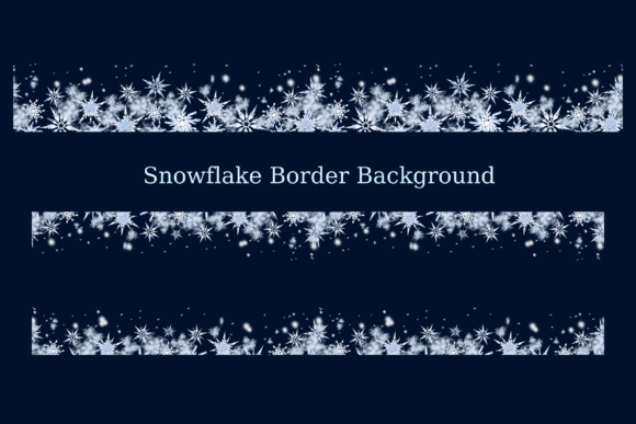 Download Snowflakes Winter Border Background - Border background Collection