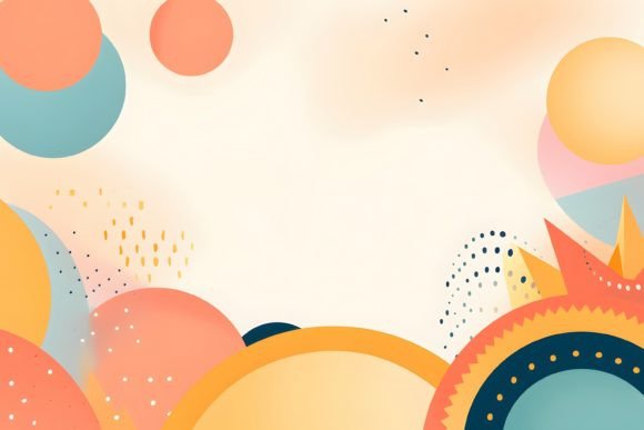 Download Pastel Boho Abstract Border Background - Border background Collection
